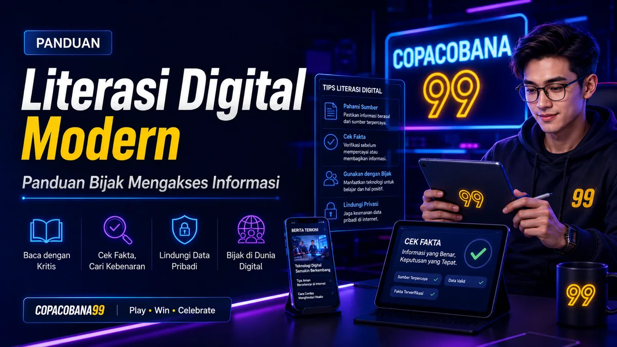 Ilustrasi Cara Memeriksa Kebenaran Informasi Online